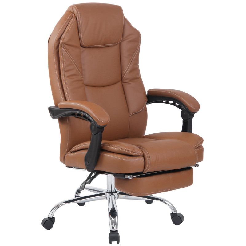 Fauteuil de bureau Castle marron clair