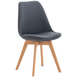 Chaise Linares en tissu...