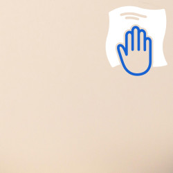 Sedia da ufficio Burbank con schienale Noce/crema,Finta pelle