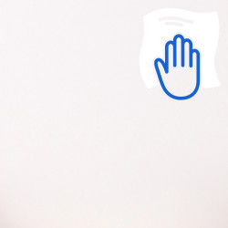 Fauteuil de bureau Burbank en cuir artificiel noyer/blanc