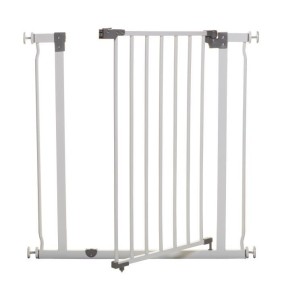 DREAMBABY Barriere de sécurité Liberty - Fixation par pression - Ouverture a double sens - Pour espace de 75 a 81 cm - Blanc