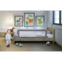 Barriere de lit Dreambaby Nicole  - lits encastrés et aux lits plats- Mesurant 150 cm de large et 50 cm de haut - Gris