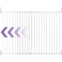 Dreambaby Barriere de sécurité Broadway Gro-Gate Extra-Large et Extra-Grande (pour 76 - 134 cm), blanc