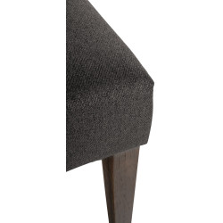 Chaise de salle à manger tissu Lisburn gris foncé