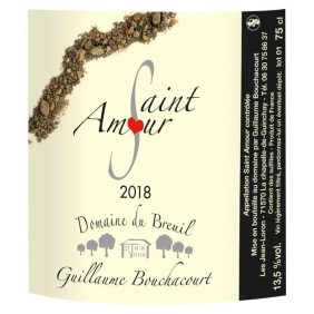 Domaine du Breuil Guillaume Bouchacourt 2020 Saint Amour - Vin rouge de Beaujolais