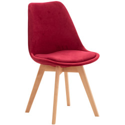 Chaise en velours Linares...
