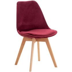 Chaise en velours Linares...