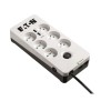 Multiprise/Parafoudre - EATON Protection Box 6 Tel USB FR - PB6TUF - 6 prises FR + 1 prise tel/RJ + 2 ports USB - Blanc & Noir