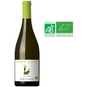 Barc & Vallée L'Eclatante Touraine Sauvignon - Vin blanc de Loire - Bio