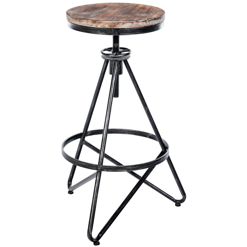 Tabouret de bar Karla argent