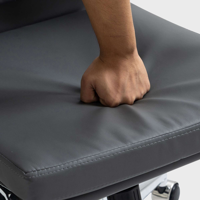 Silla de oficina Cleveland Simil cuero,Gris