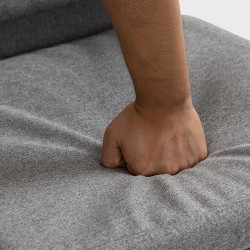 Silla de oficina Cleveland Tela,Gris