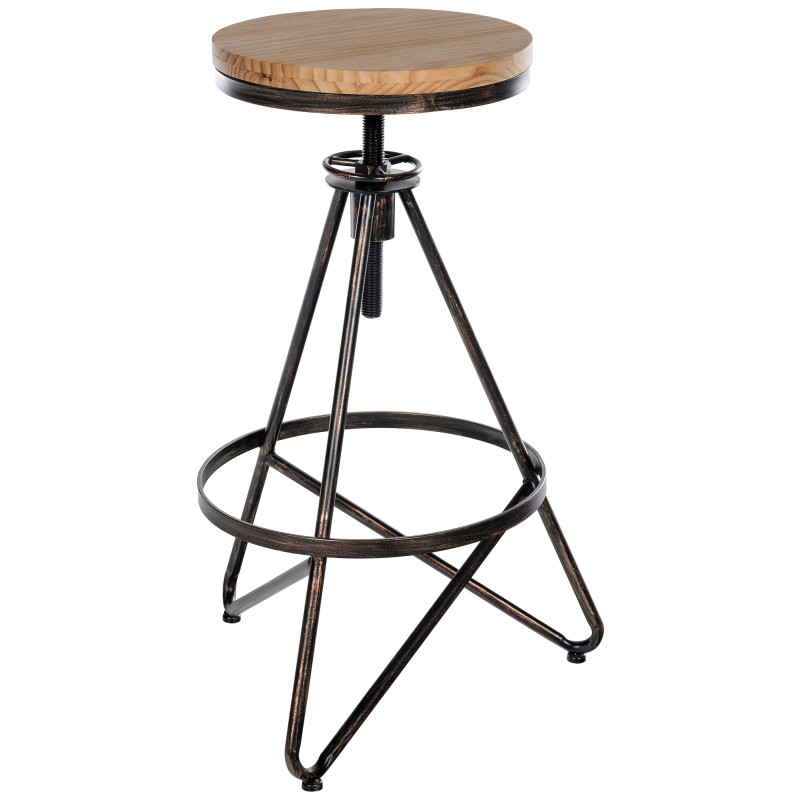 Tabouret de bar Karla bronze