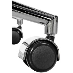 Fauteuil de bureau Cleveland, cuir véritable, noir