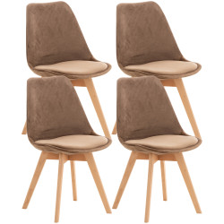 Lot de 4 chaises Linares...