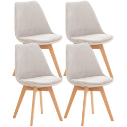 Lot de 4 chaises Linares...