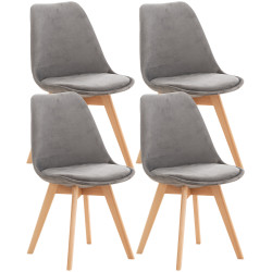 Lot de 4 chaises Linares...