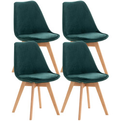 Lot de 4 chaises Linares...