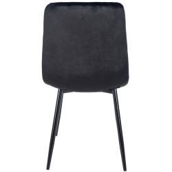 Chaise de salle à manger Antibes noir