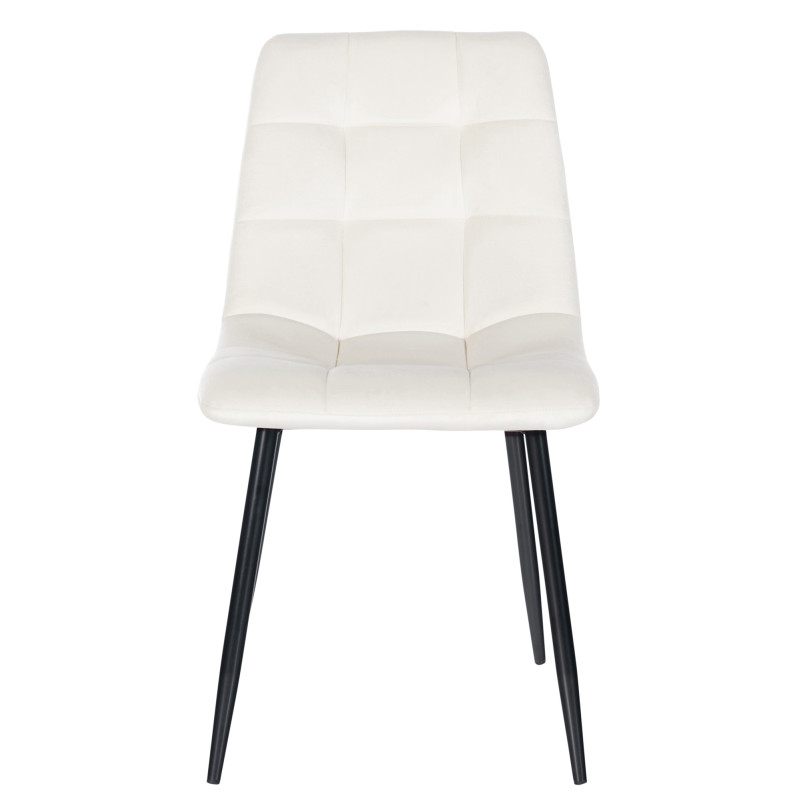 Chaise de salle à manger Antibes blanc crème