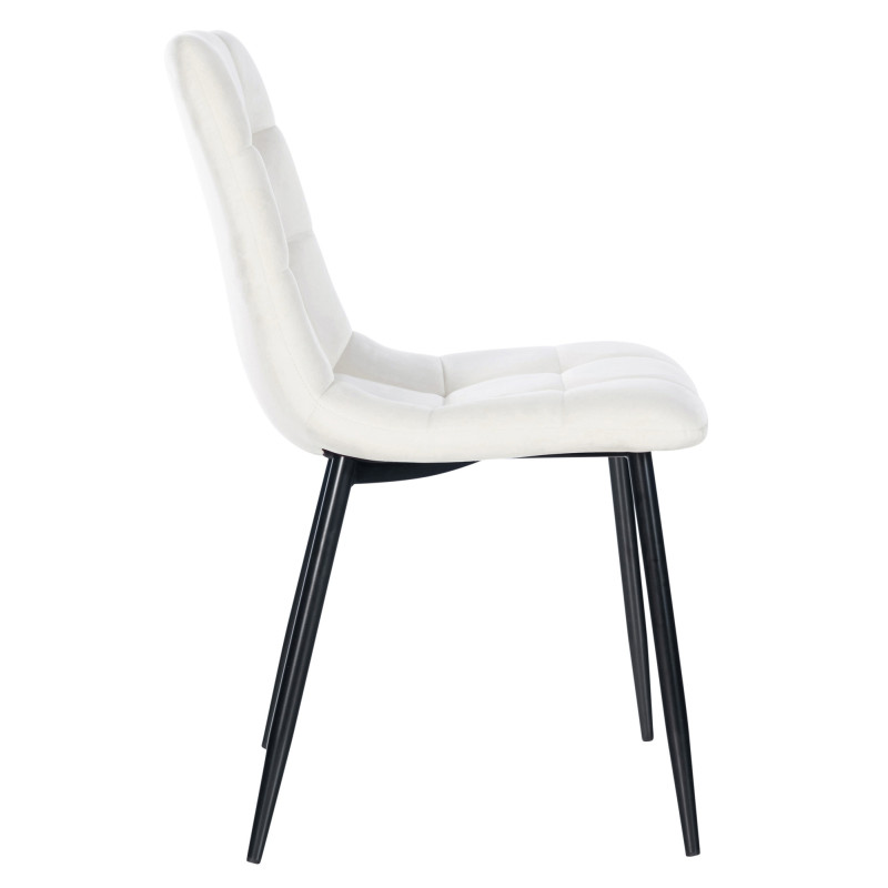 Chaise de salle à manger Antibes blanc crème