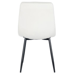 Chaise de salle à manger Antibes blanc crème