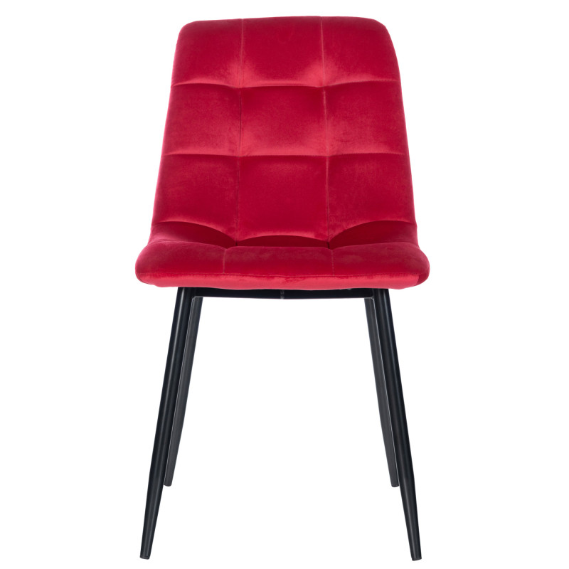Chaise de salle à manger Antibes rouge