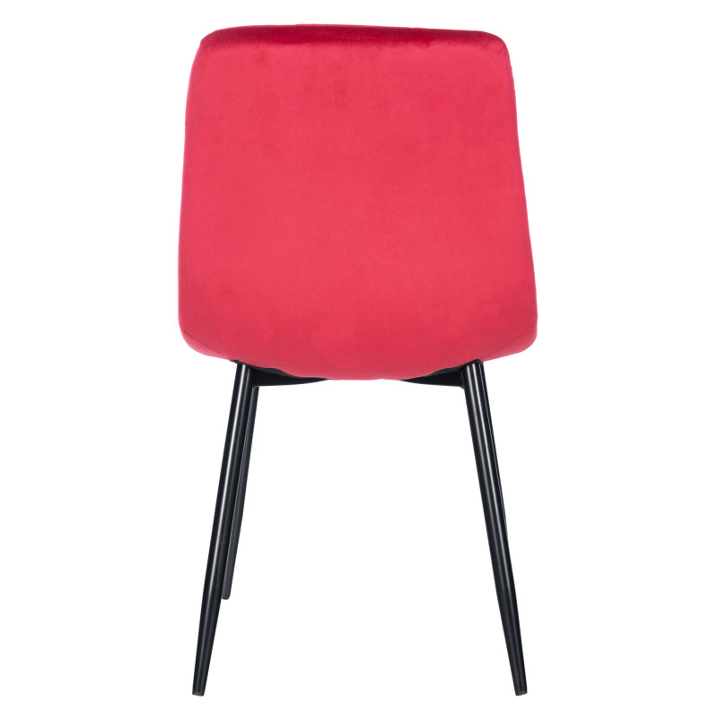Chaise de salle à manger Antibes rouge