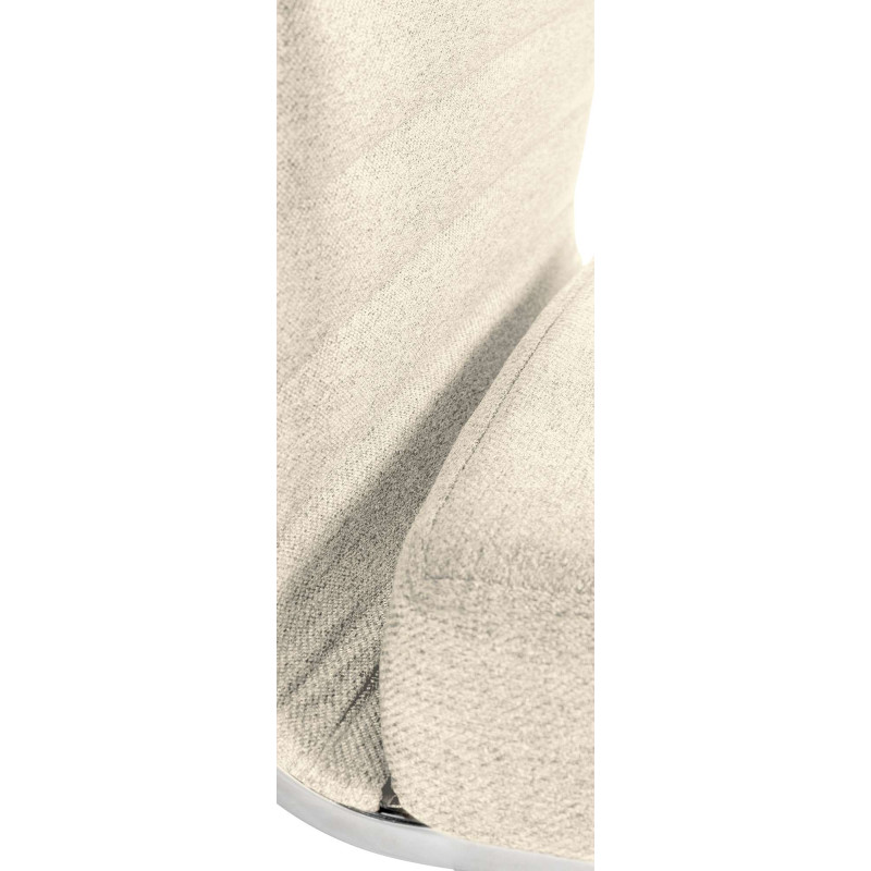 Sedia Da ufficio Amadora crema,Tessuto