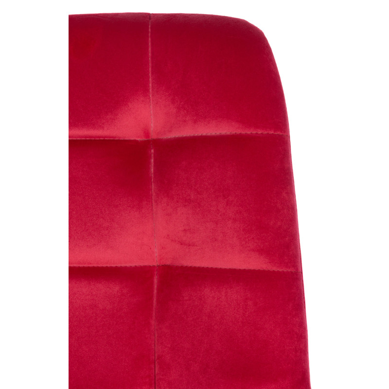 Chaise de salle à manger Antibes rouge