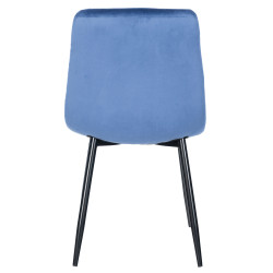Chaise de salle à manger Antibes bleu