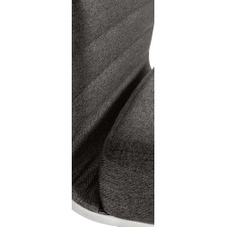 Sedia Da ufficio Amadora grigio scuro,Tessuto