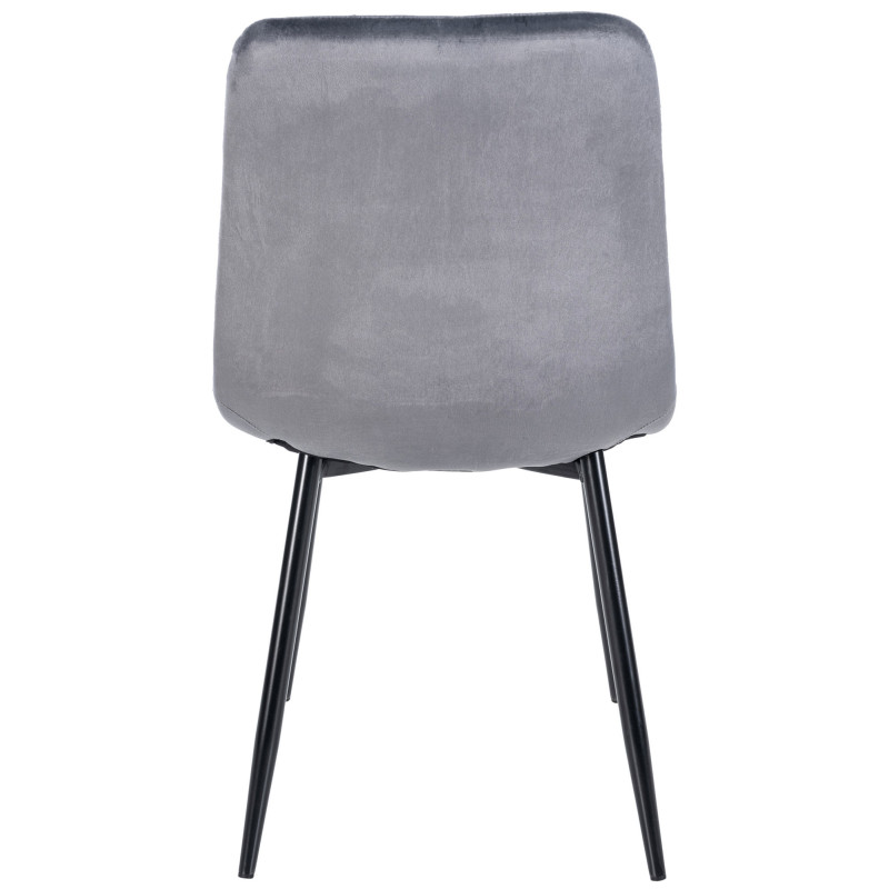 Chaise de salle à manger Antibes gris foncé