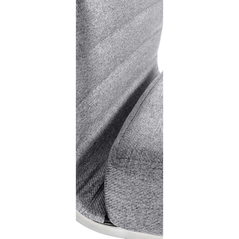 Silla De Oficina Amadora en polipiel o tela Gris,Tela