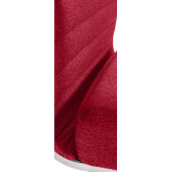 Sedia Da ufficio Amadora rosso,Tessuto
