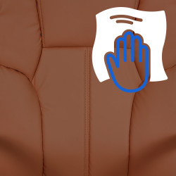 Silla De Oficina XXL Xanthos Marrón claro