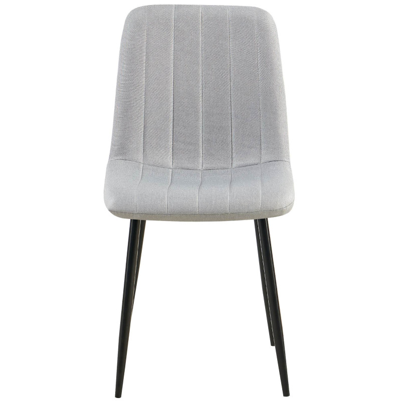 Chaise Dijon tissu gris