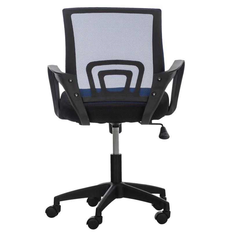 Sedia da ufficio Auburn con ruote blu