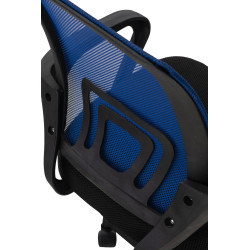 Silla de oficina Auburn con funda de malla Azul