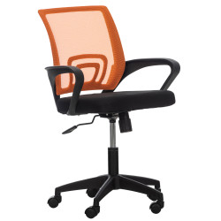 Fauteuil de bureau Auburn orange