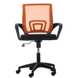 Silla de oficina Auburn con funda de malla Naranja