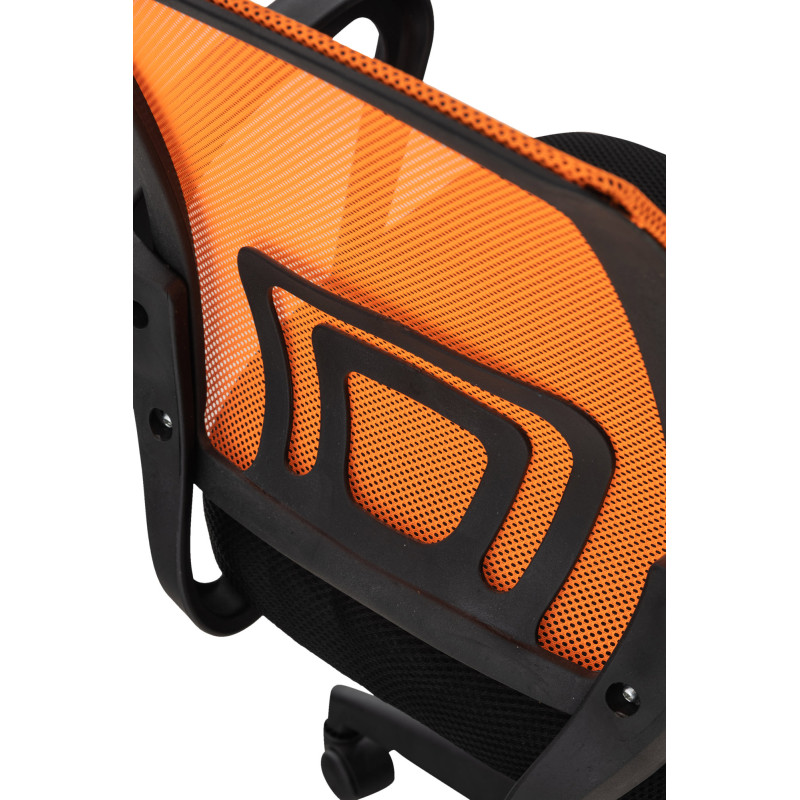 Fauteuil de bureau Auburn orange