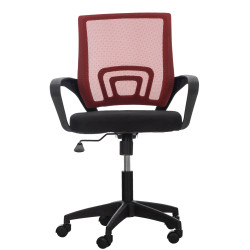 Fauteuil de bureau Auburn rouge