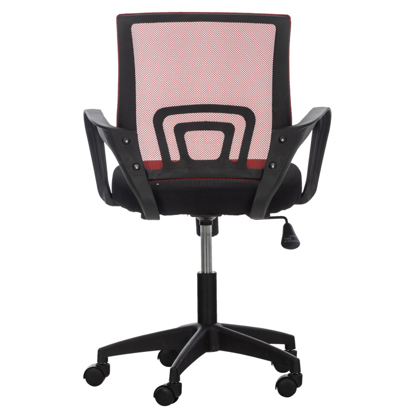 chaise de bureau rouge auburn