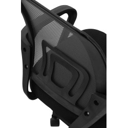 Sedia da ufficio Auburn con ruote nero