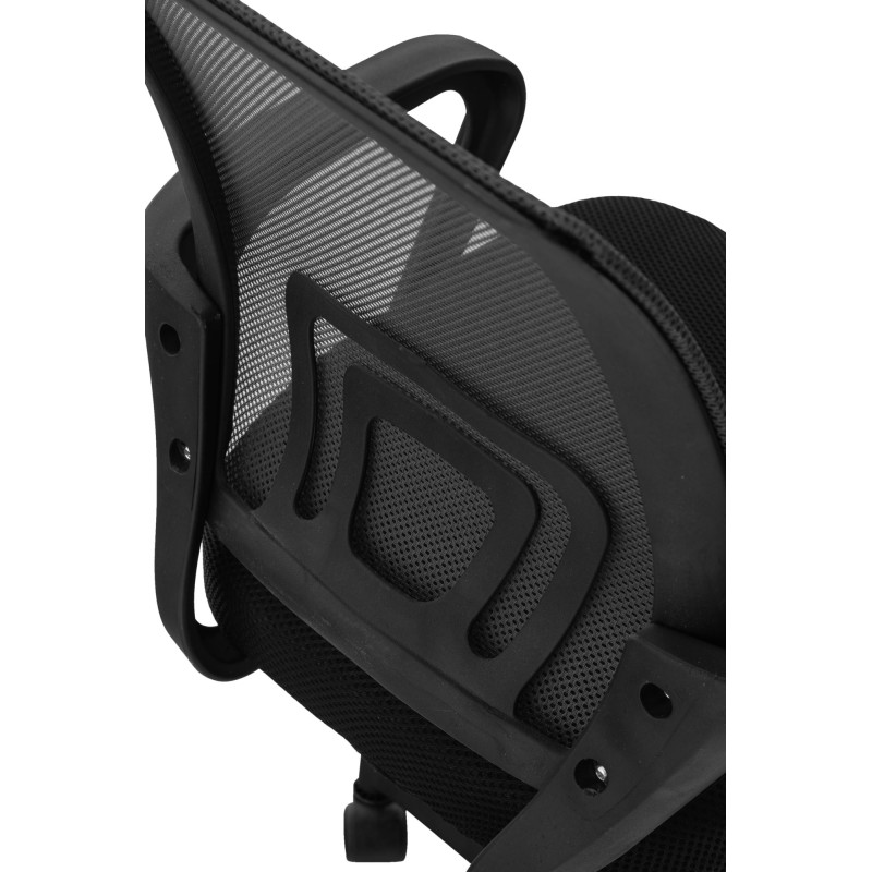 Sedia da ufficio Auburn con ruote nero