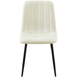 Chaise Dijon tissu crème