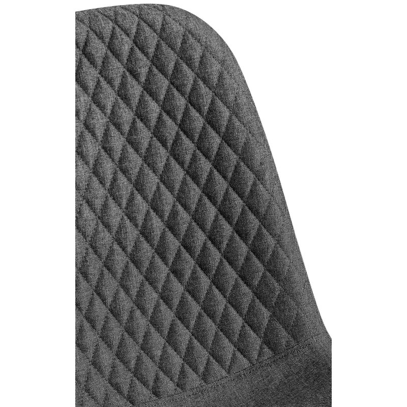 Chaise Giverny en tissu gris foncé
