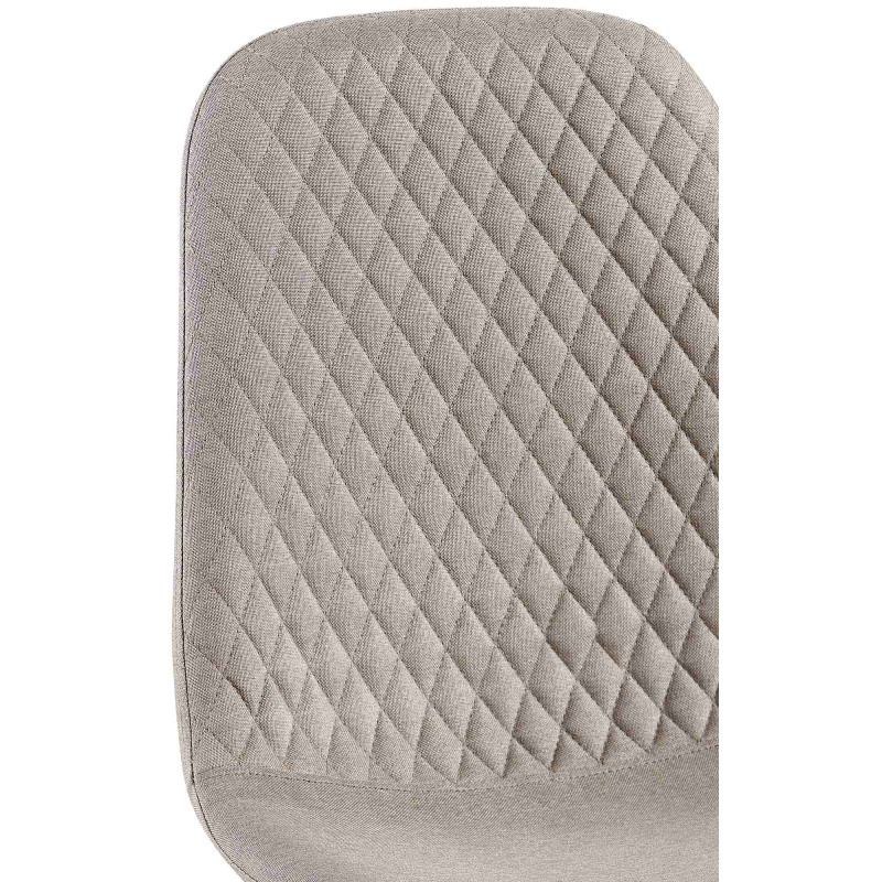 Chaise Giverny en tissu gris