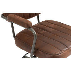 Sedia da ufficio Natrona cognac